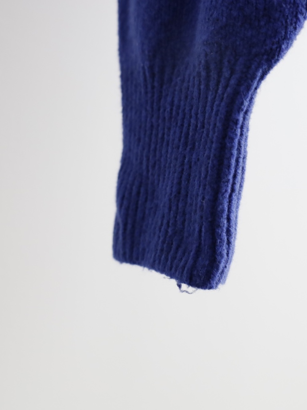 Gap Cash Like Crew Sweater Bright Cobalt Blue Soft Cozy - Picture 5 of 5